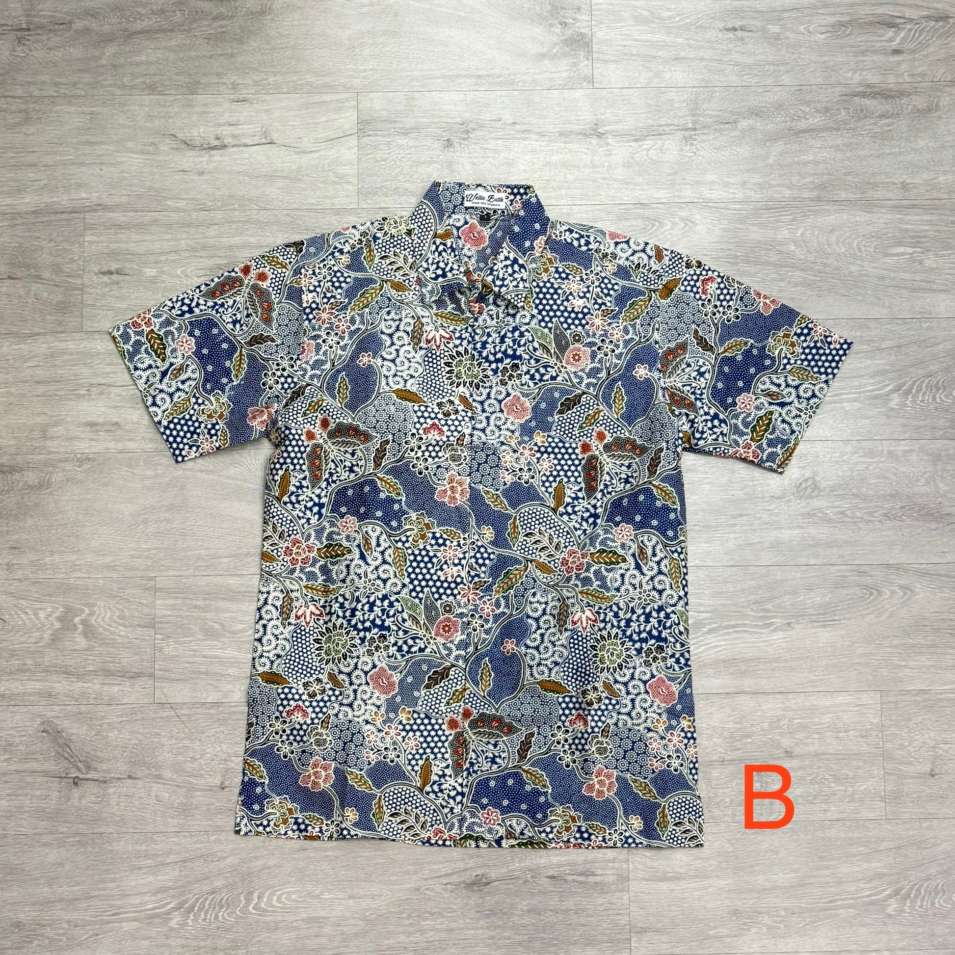 Batik print short sleeve shirts