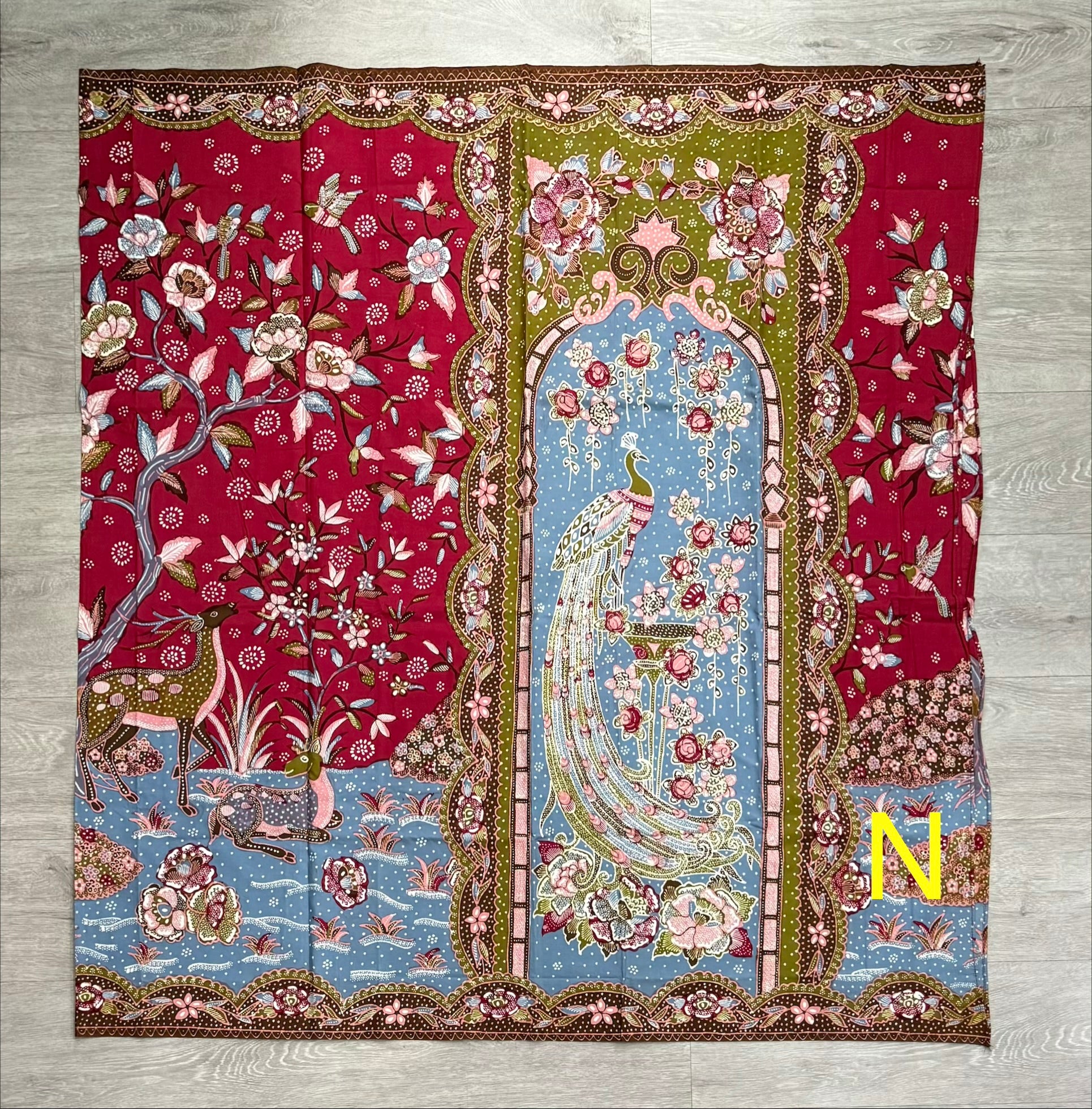 Hand drawn batik sarong