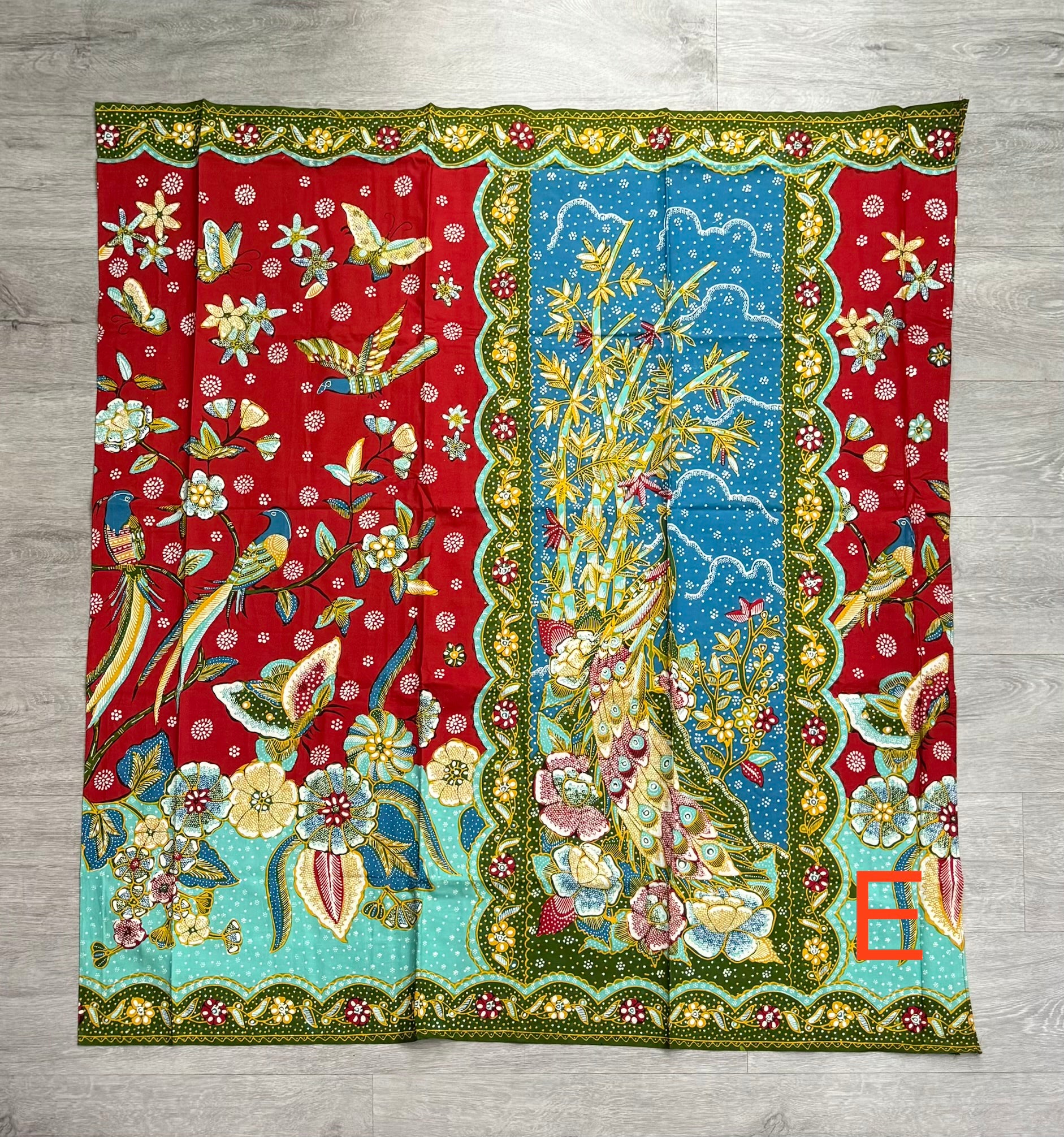 Hand drawn batik sarong