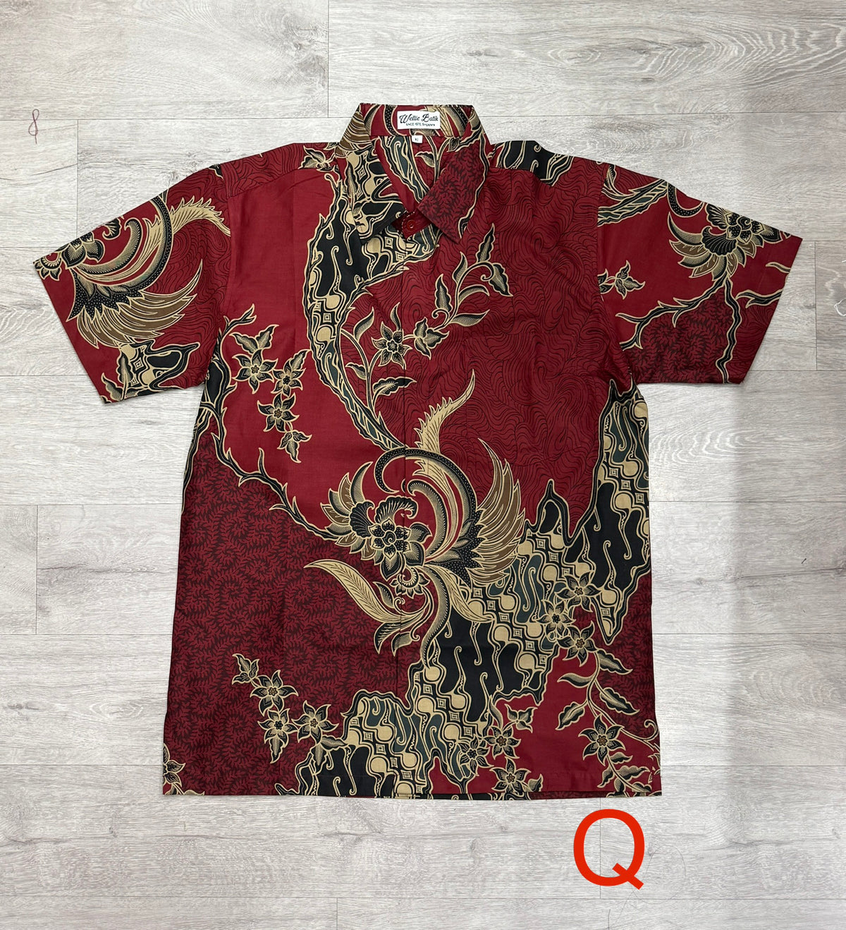 Batik print short sleeve shirts