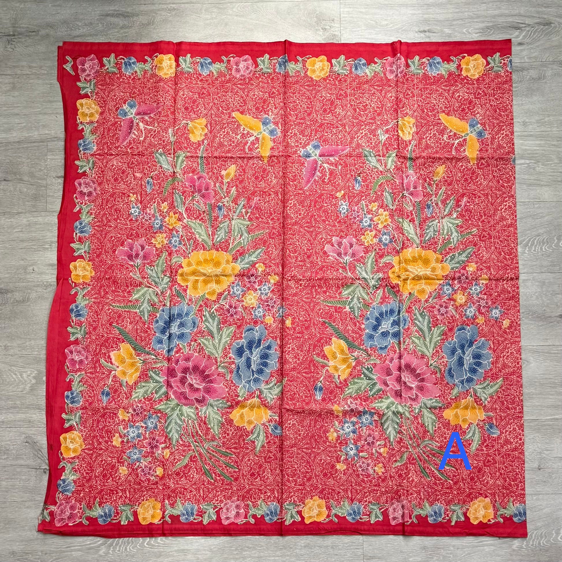 Had stamped batik fabrics