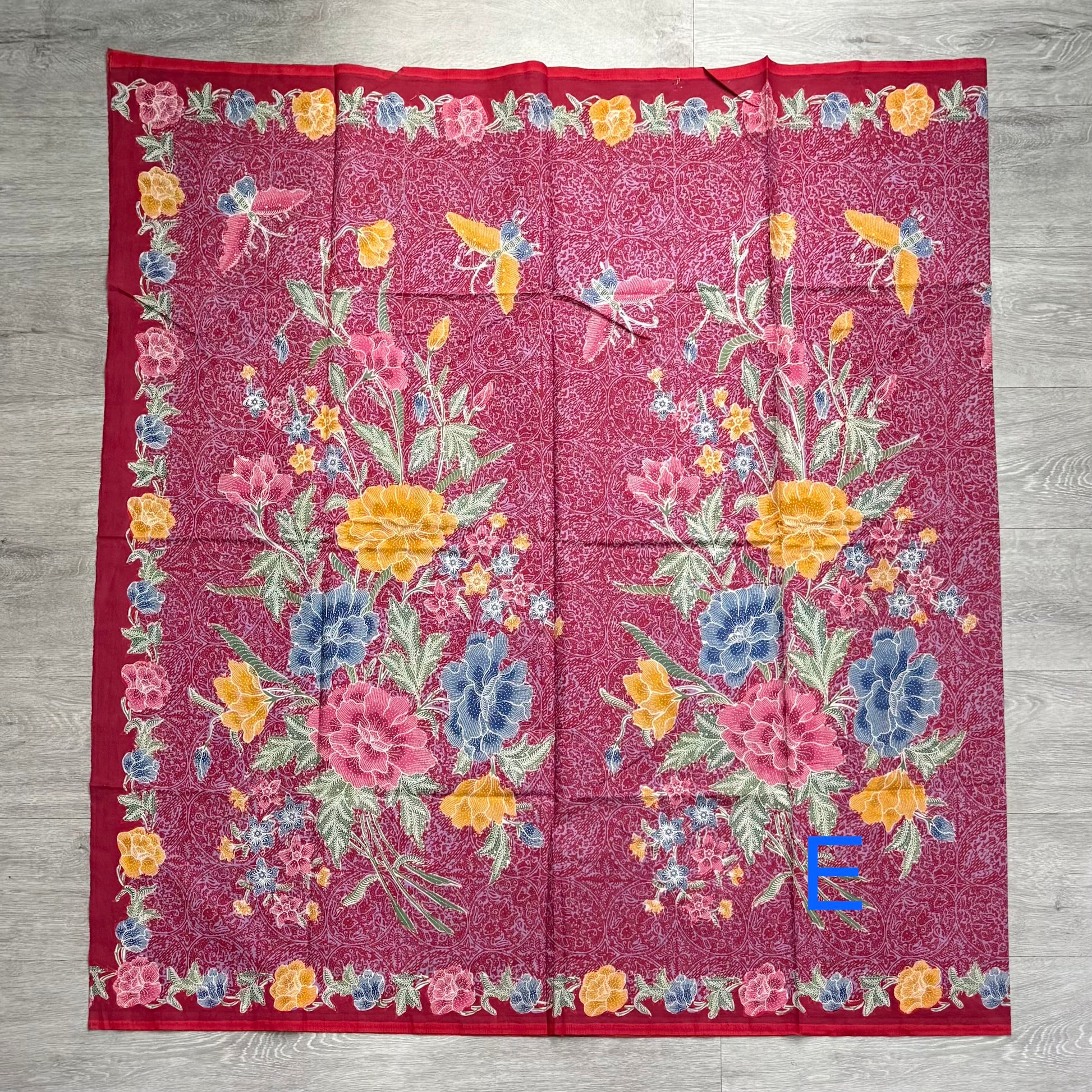 Had stamped batik fabrics