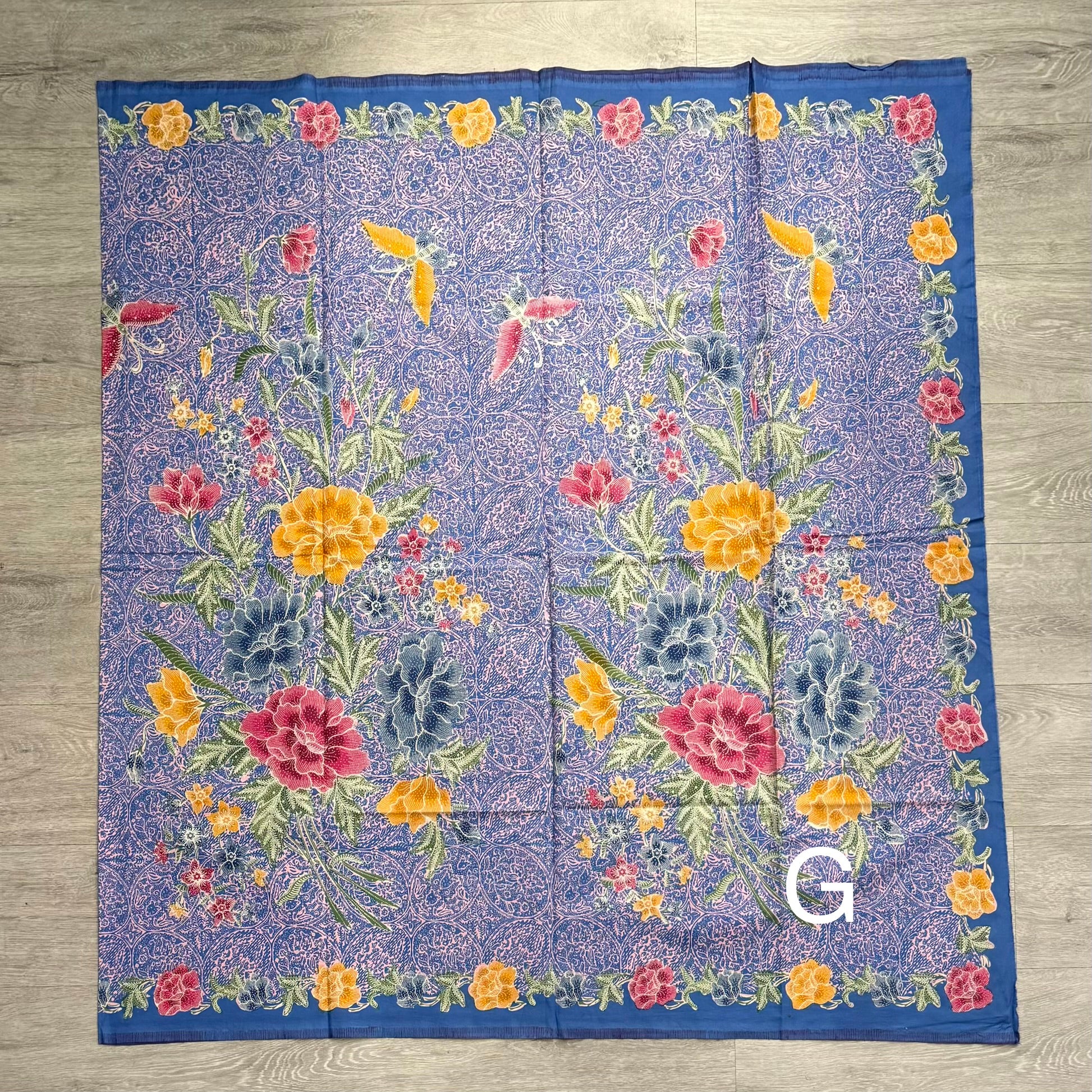 Had stamped batik fabrics