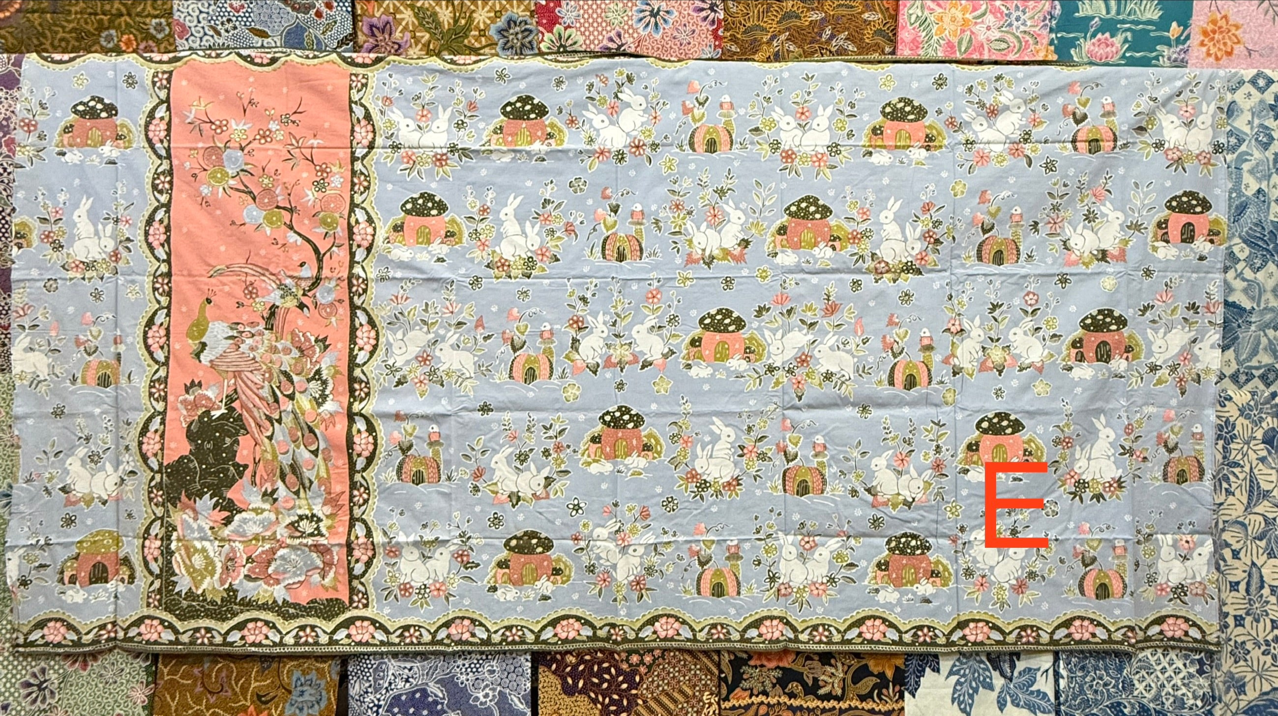 Hand drawn batik sarong