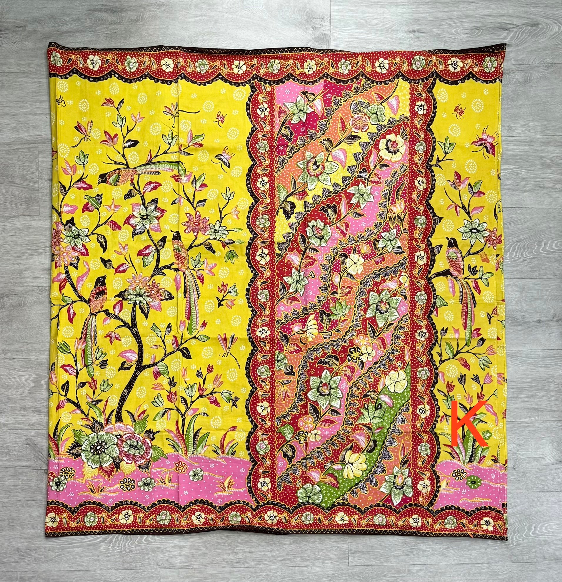 Hand drawn batik sarong