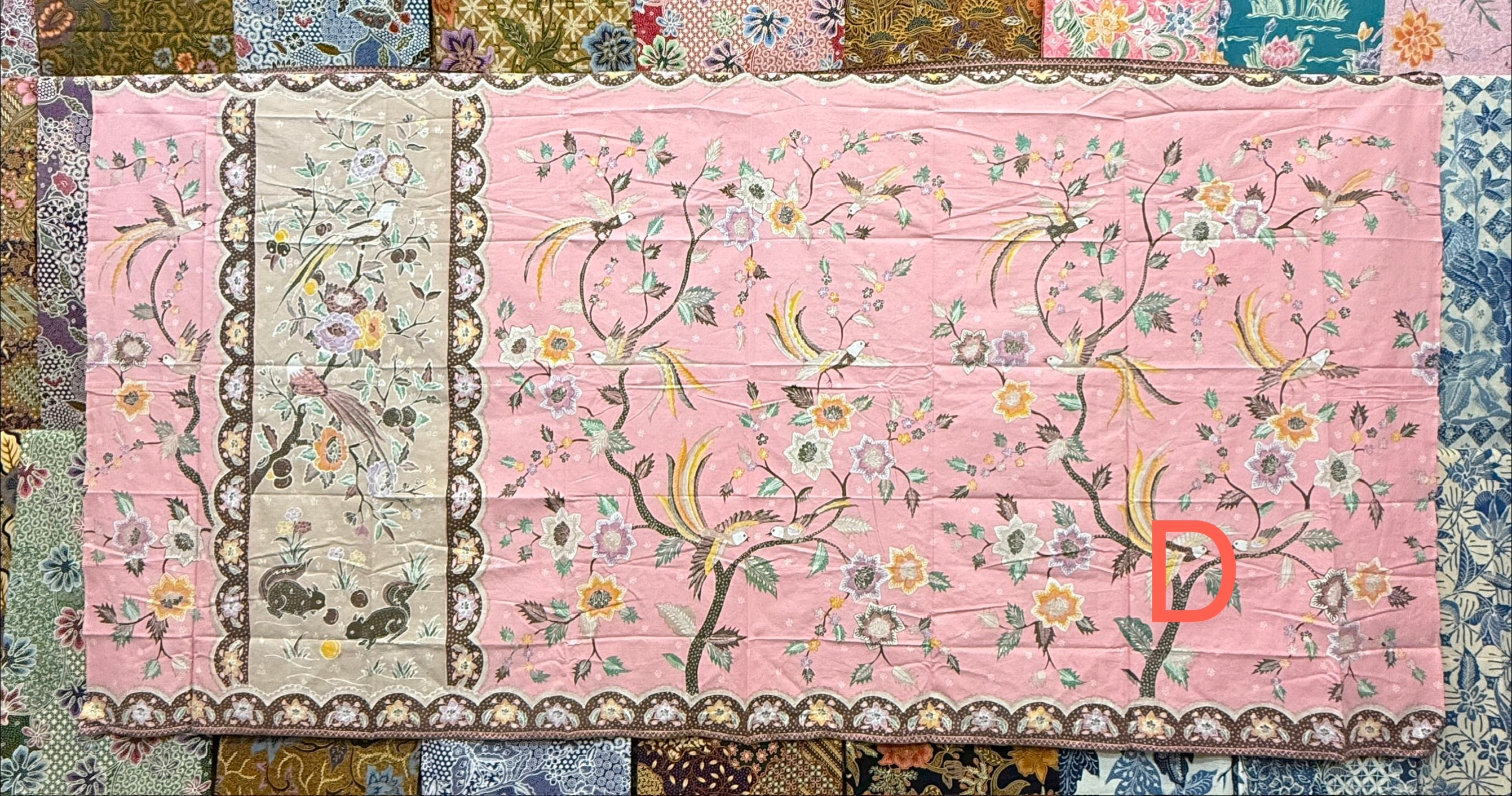 Hand drawn batik sarong