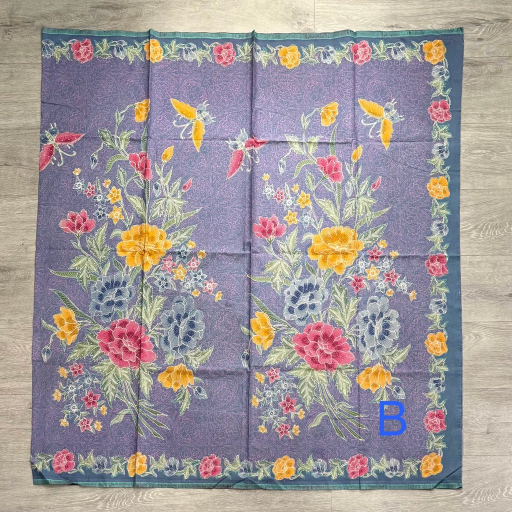 Had stamped batik fabrics