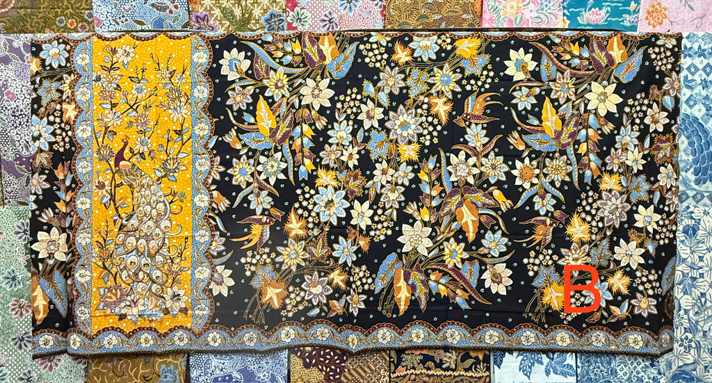 Hand drawn batik sarong