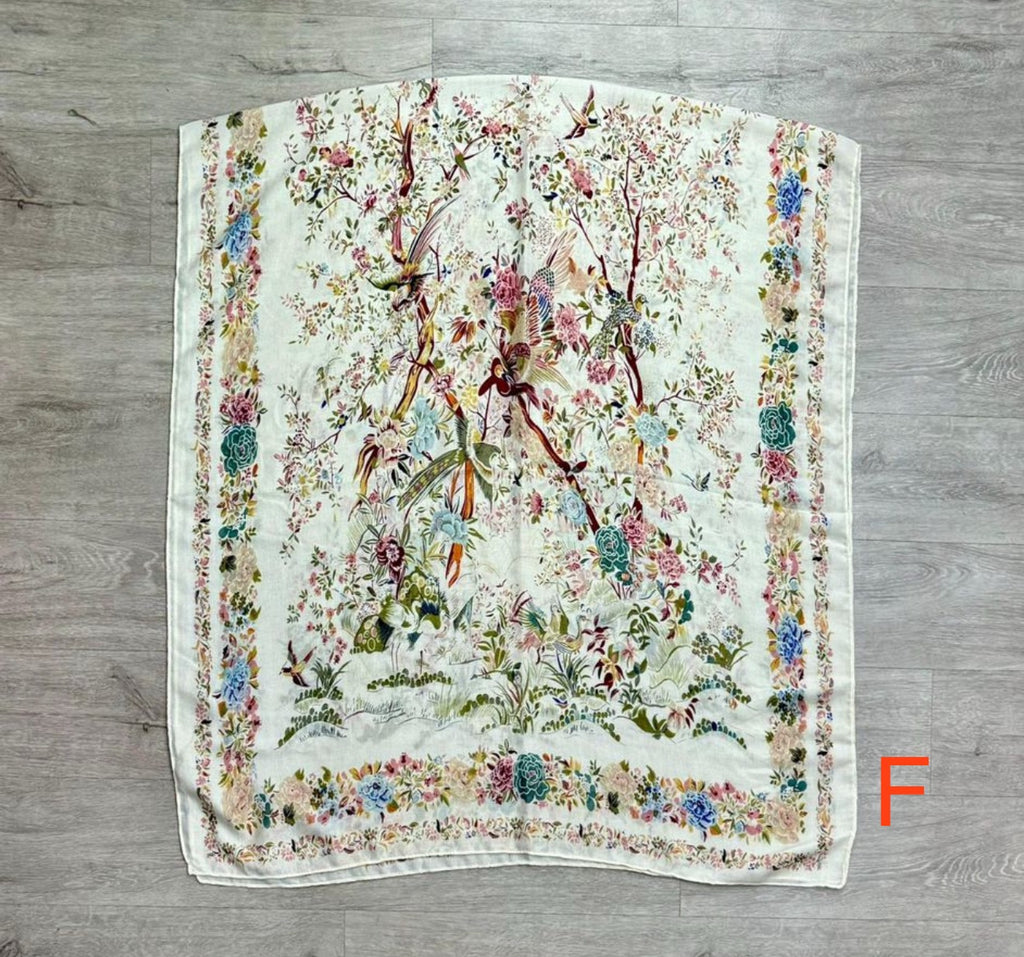 Batik print shawls