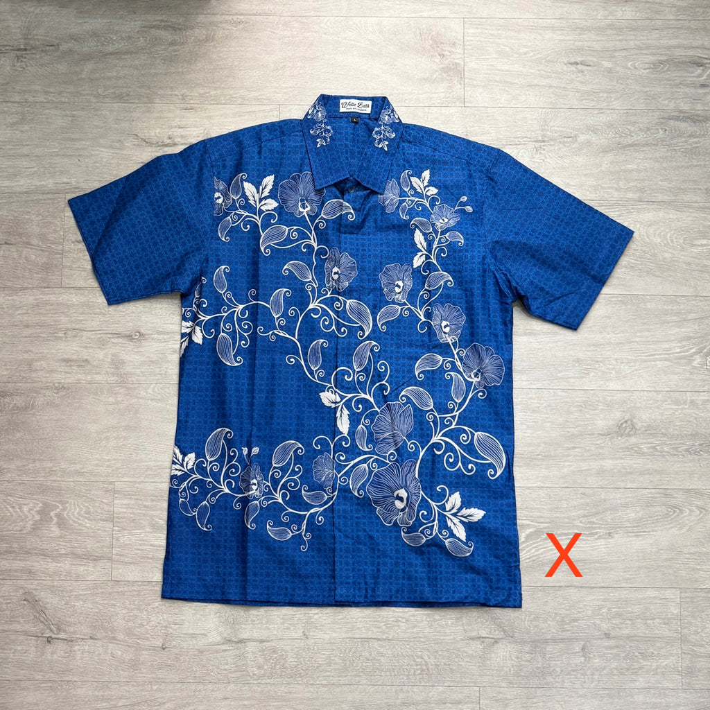 Batik print short sleeve shirts