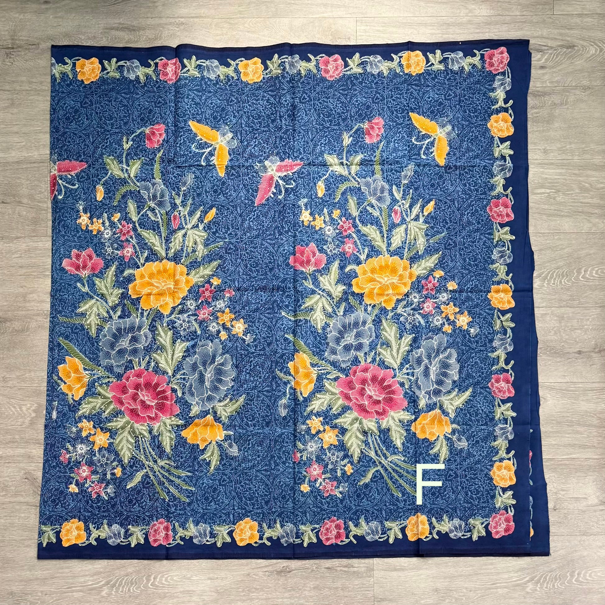 Had stamped batik fabrics